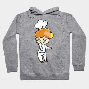 chef cartoon character  drawing design Hoodie